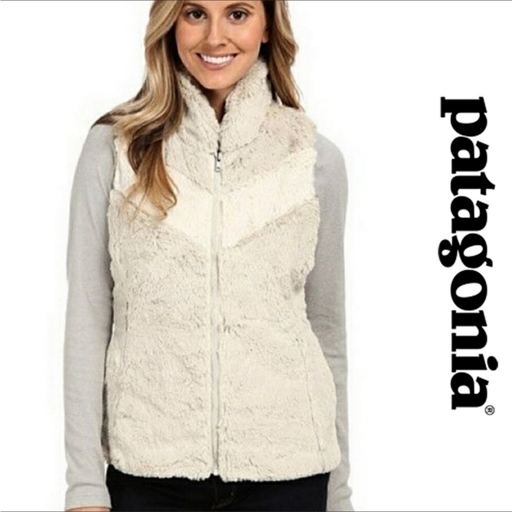 Patagonia Women's Cream Fleece Vest - Cozy Zip-Up